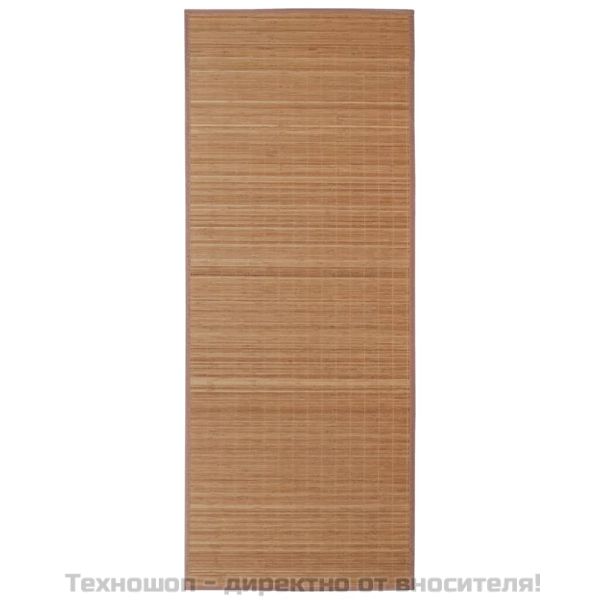 Бамбуков килим, 160x230 см, кафяв