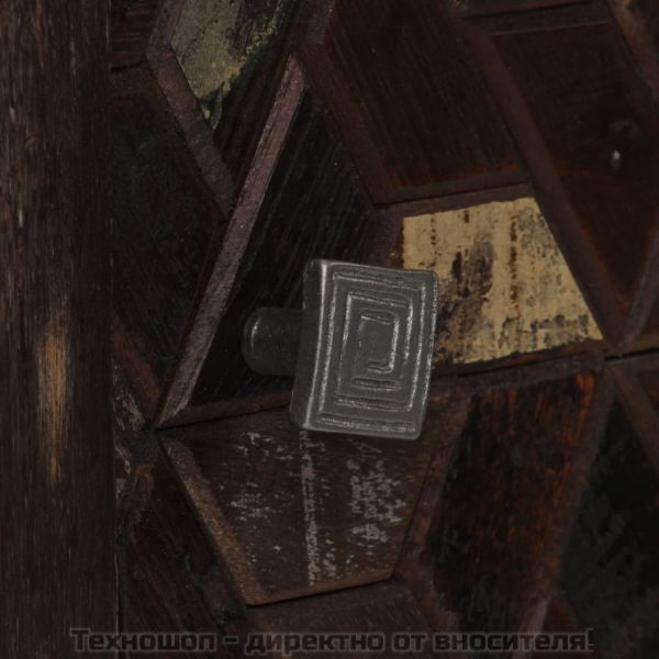 Нощно шкафче, регенерирано дърво, 40х30х50 см