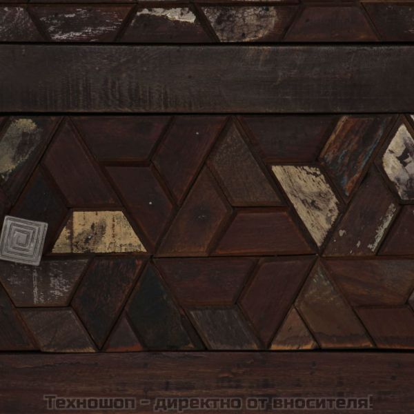 Нощно шкафче, регенерирано дърво, 40х30х50 см