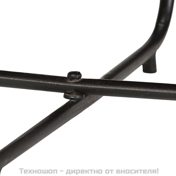 Комплект маси за кафе, 2 бр, акациево дърво масив, 60x35 cм