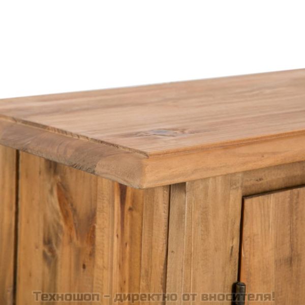 Тоалетка за баня рециклирана борова дървесина масив 70x32x63 см