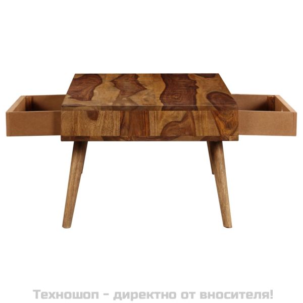 Маса за кафе, 110x50x35 см, акациево дърво масив