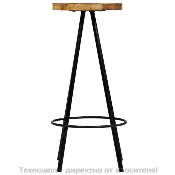 Бар столове, 4 бр, мангово дърво масив