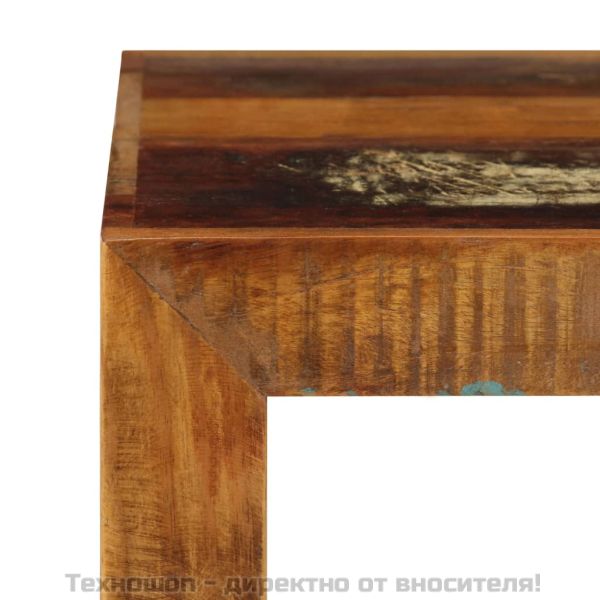 Табуретка, 40x30x40 см, регенерирано дърво масив