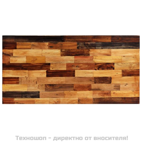 Бар маса, регенерирано дърво масив, 120x60x106 см
