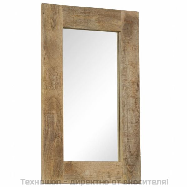 Огледало, мангово дърво масив, 50x80 см