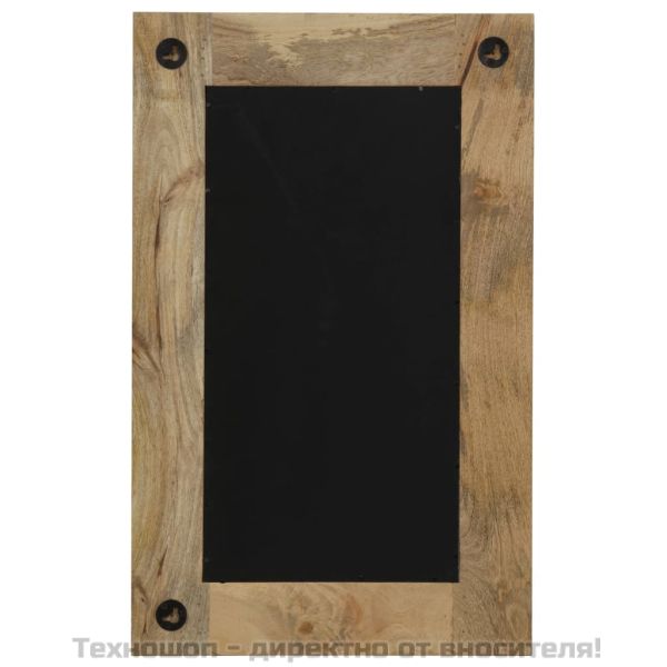 Огледало, мангово дърво масив, 50x80 см