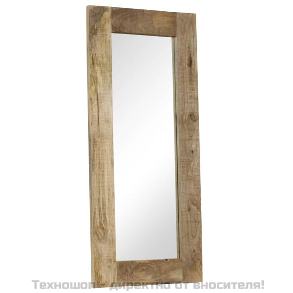 Огледало, мангово дърво масив, 50x110 см