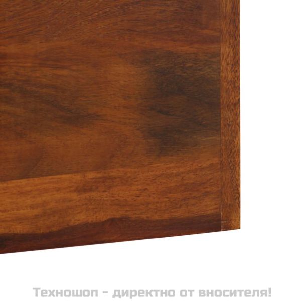 Закачалка за дрехи, акациева дървесина масив, 118x40 см