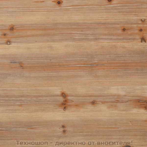 Единично бюро тип писалище, ела масив и стомана, 100x50x76 см