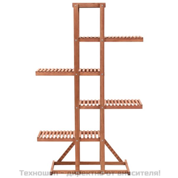 Стойка за цветя, кедрово дърво, 86x36x139 см