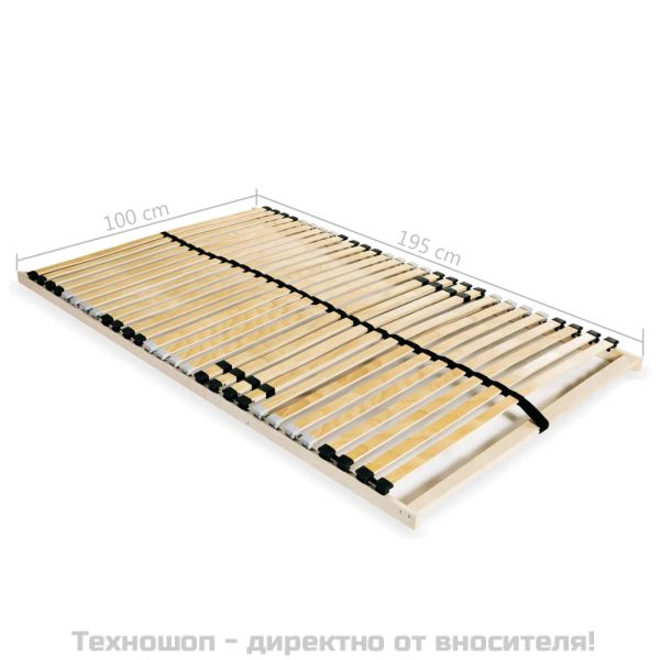 Подматрачна рамка с 28 ламела, 7 зони, 100x200 см