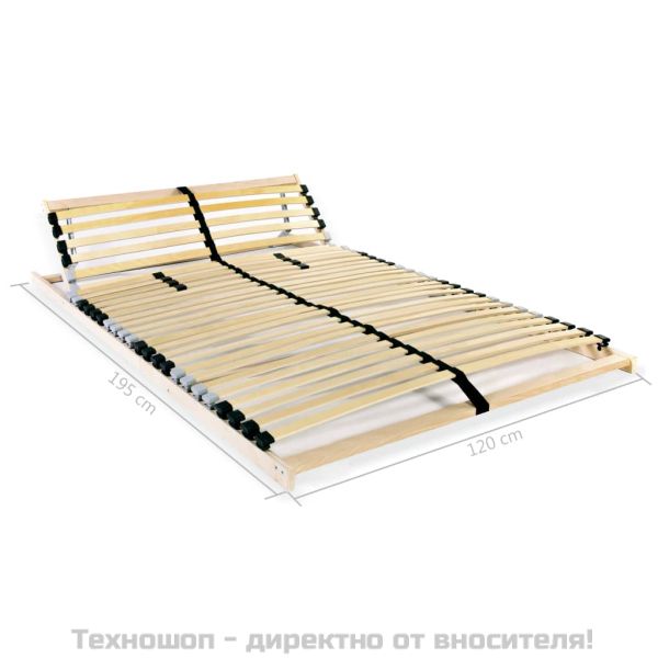 Подматрачна рамка с 28 ламела, 7 зони, 120x200 см