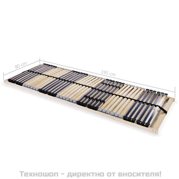 Подматрачна рамка с 42 ламела, 7 зони, 80x200 см