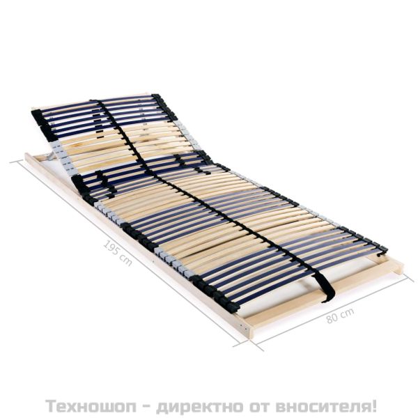 Подматрачна рамка с 42 ламела, 7 зони, 80x200 см