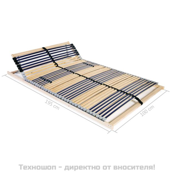 Подматрачна рамка с 42 ламела, 7 зони, 100x200 см