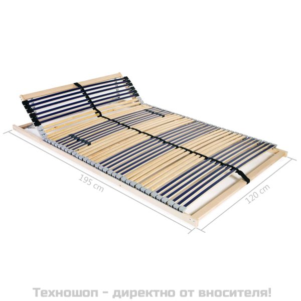 Подматрачна рамка с 42 ламела, 7 зони, 120x200 см