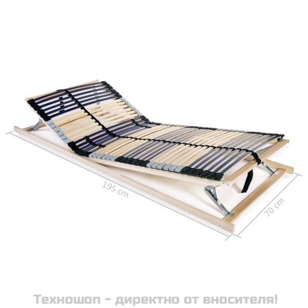 Подматрачна рамка с 42 ламела, 7 зони, 70x200 см