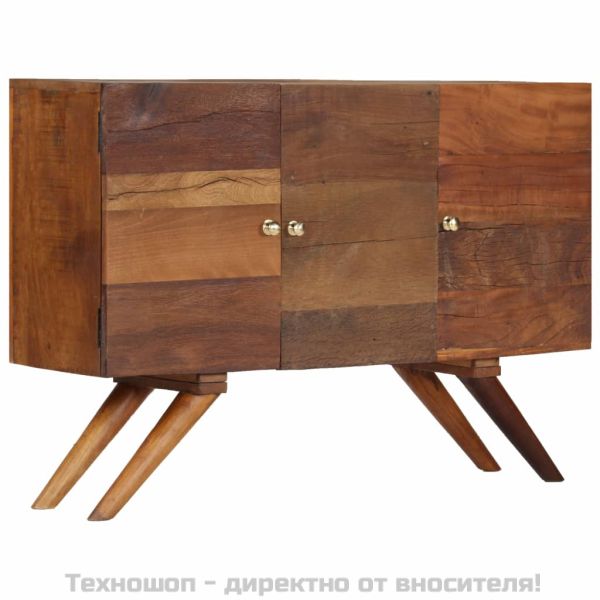 Бюфет, кафяв, регенерирано дърво масив, 110x30x75 cм