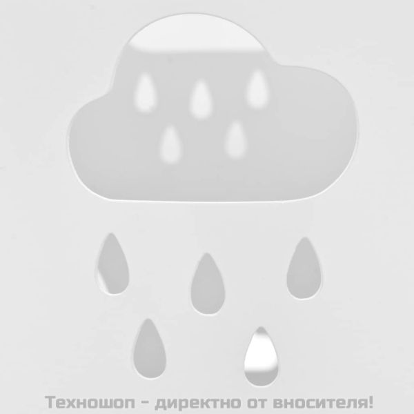 Поставка за чадъри "Чадъри", стомана, бяла