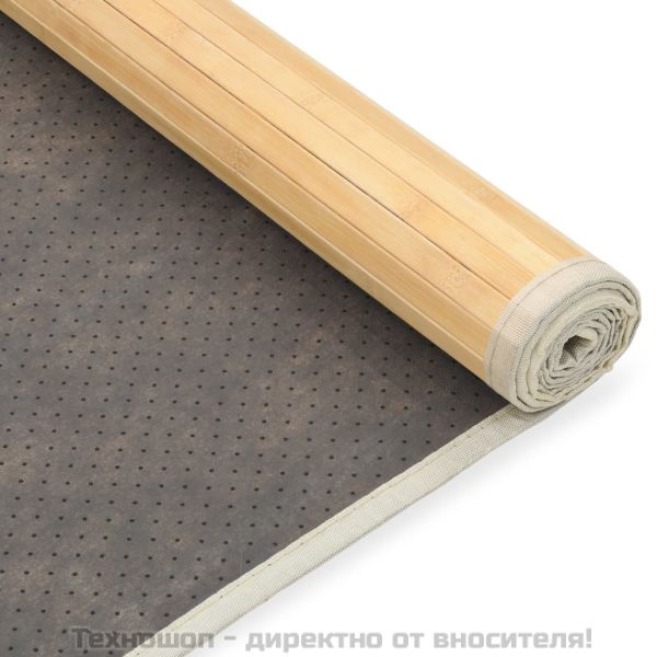 Бамбуков килим, 80x200 см, естествен цвят