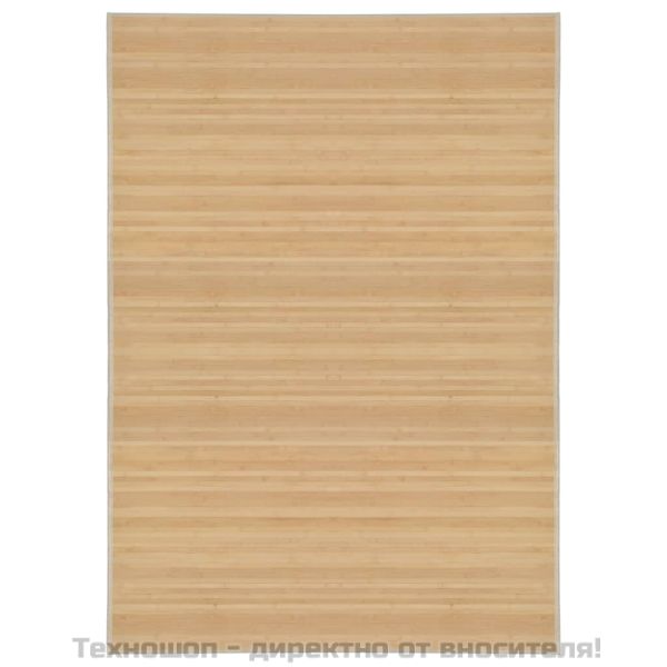 Бамбуков килим, 120x180 см, естествен цвят