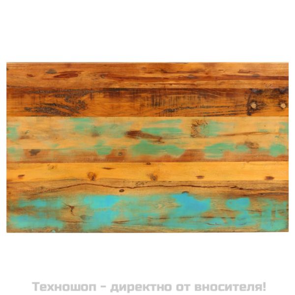 Маса за кафе, 100х60х35 см, регенерирано дърво масив