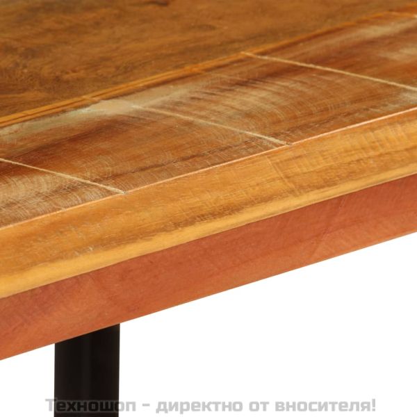 Маса за кафе, 100х60х35 см, регенерирано дърво масив