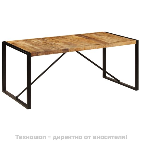 Трапезна маса, 180x90x75 cм, мангово дърво масив