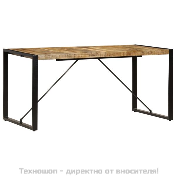 Трапезна маса, 160x80x75 см, мангово дърво масив