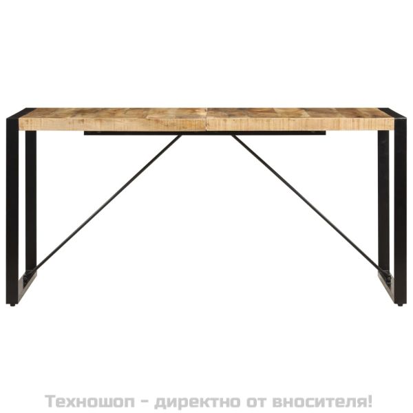 Трапезна маса, 160x80x75 см, мангово дърво масив