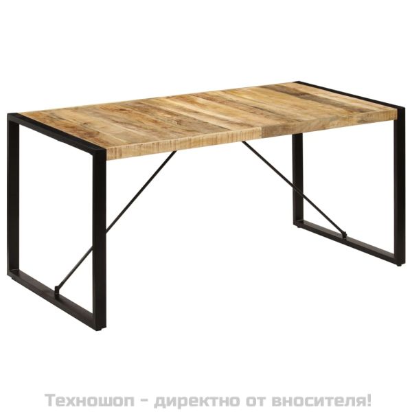 Трапезна маса, 160x80x75 см, мангово дърво масив