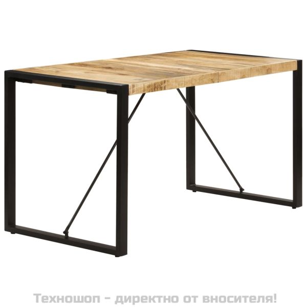 Трапезна маса, 140x70x75 cм, мангово дърво масив