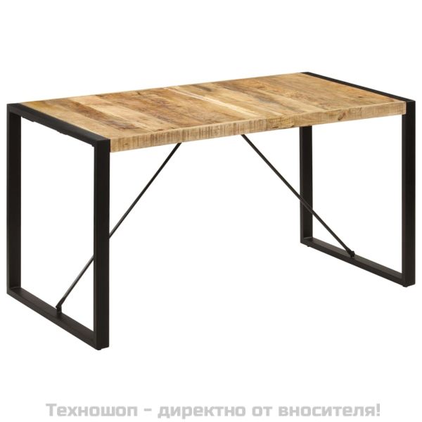 Трапезна маса, 140x70x75 cм, мангово дърво масив