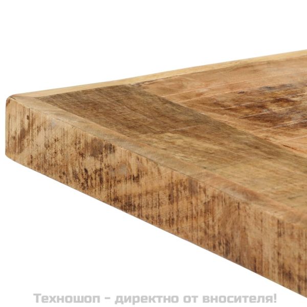 Трапезна маса, 140x70x75 cм, грубо мангово дърво масив