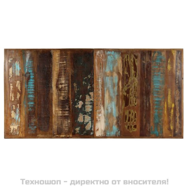 Трапезна маса, 140x70x75 cм, регенерирано дърво масив
