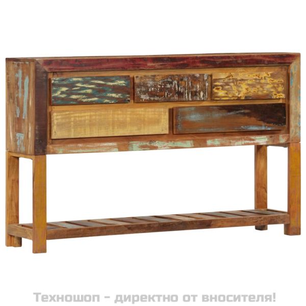 Бюфет, 120x30x75 см, регенерирано дърво масив