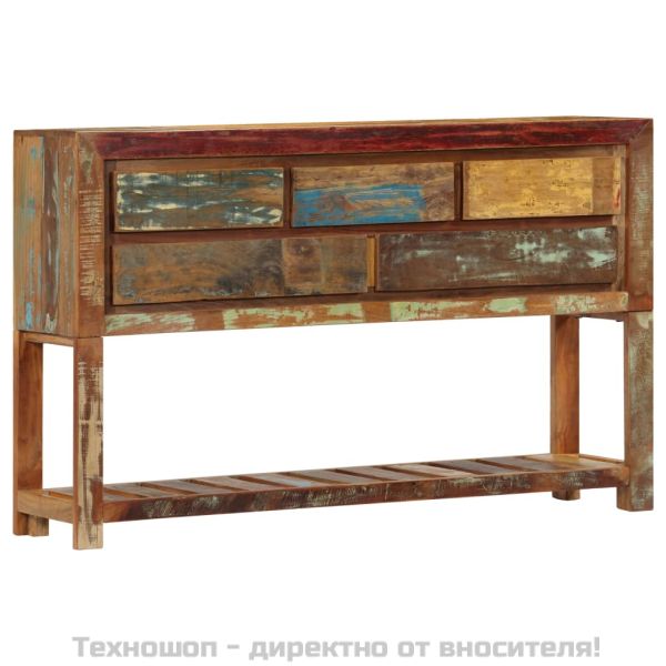 Бюфет, 120x30x75 см, регенерирано дърво масив