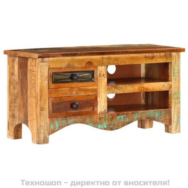 ТВ шкаф, 80x30x40 cм, регенерирано дърво масив