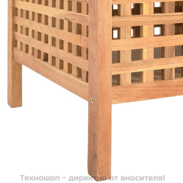 Пейка за съхранение, 93x49x49 см, орех масив