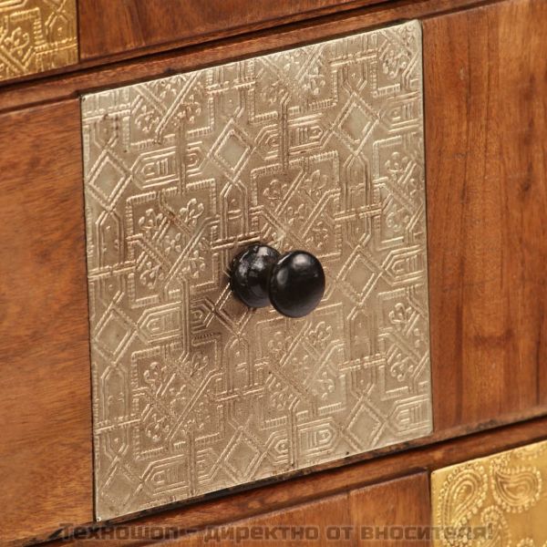 Скрин с чекмеджета, 60x30x75 см, акациево дърво масив