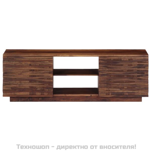 ТВ шкаф, 120x30x40 cм, акациево дърво масив