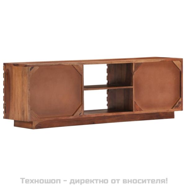 ТВ шкаф, 120x30x40 cм, акациево дърво масив