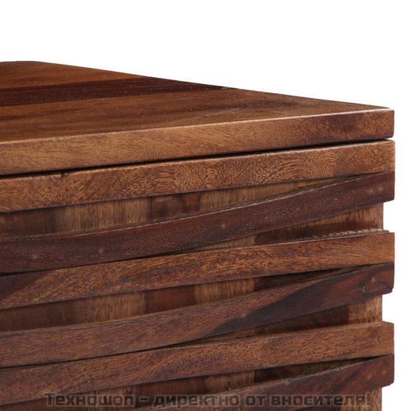 ТВ шкаф, 120x30x40 cм, акациево дърво масив