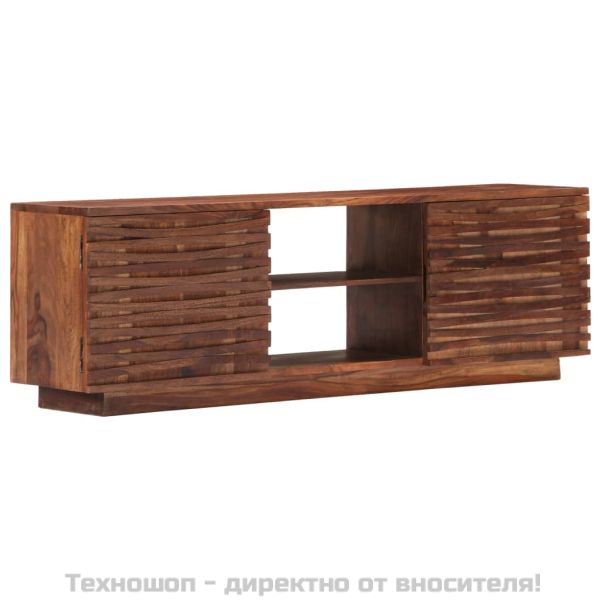 ТВ шкаф, 120x30x40 cм, акациево дърво масив