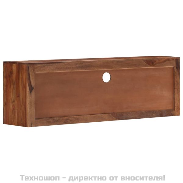 ТВ шкаф, 120x30x40 cм, акациево дърво масив