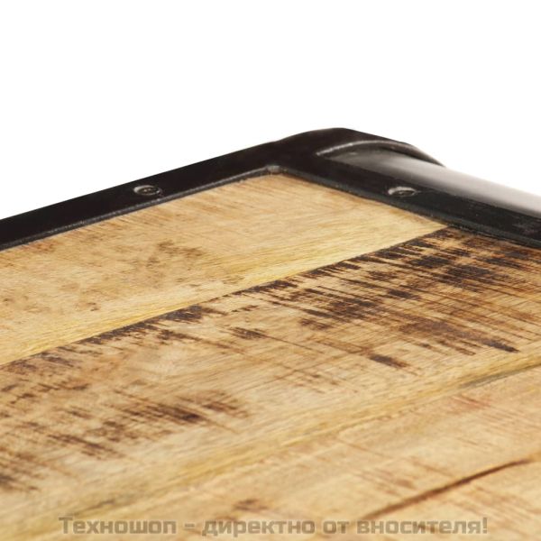 Маса за кафе, 100x50x35 см, мангово дърво масив