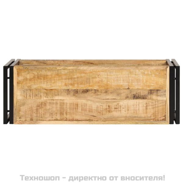 ТВ шкаф, 90x30x40 см, мангово дърво масив