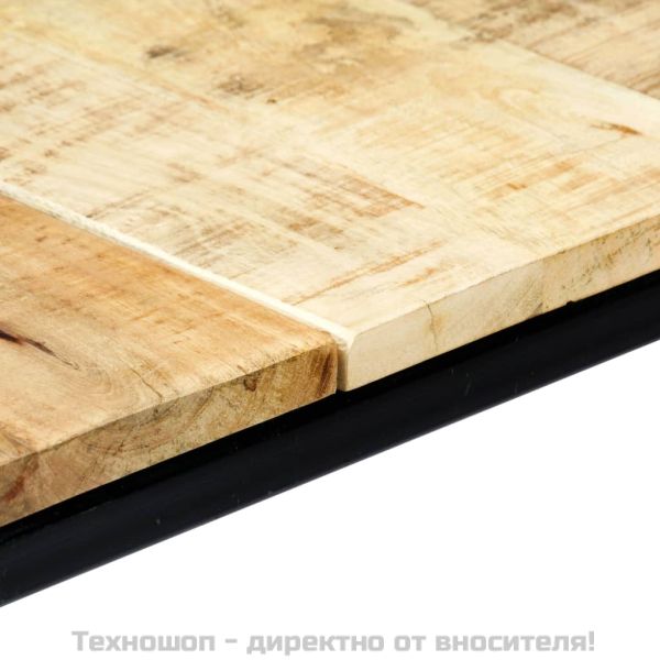 Трапезна маса, 140x70x75 cм, грубо мангово дърво масив