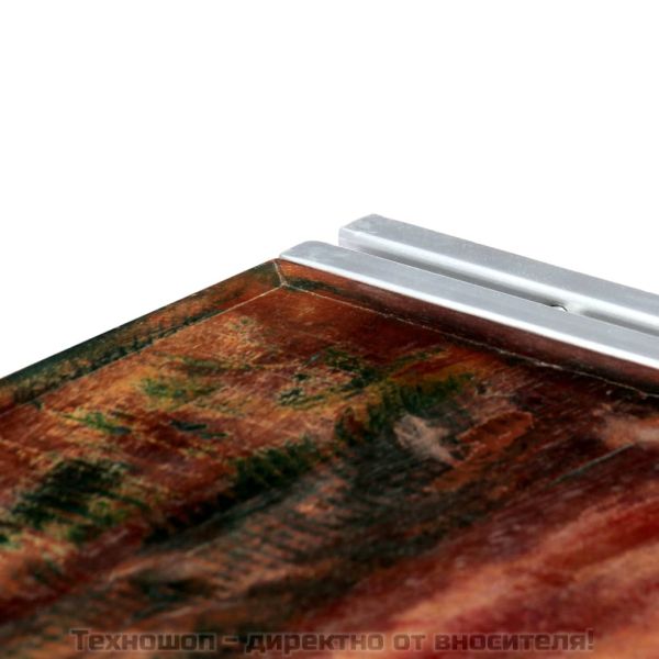 Маса за кафе, 120x60x35 см, масивно регенерирано дърво